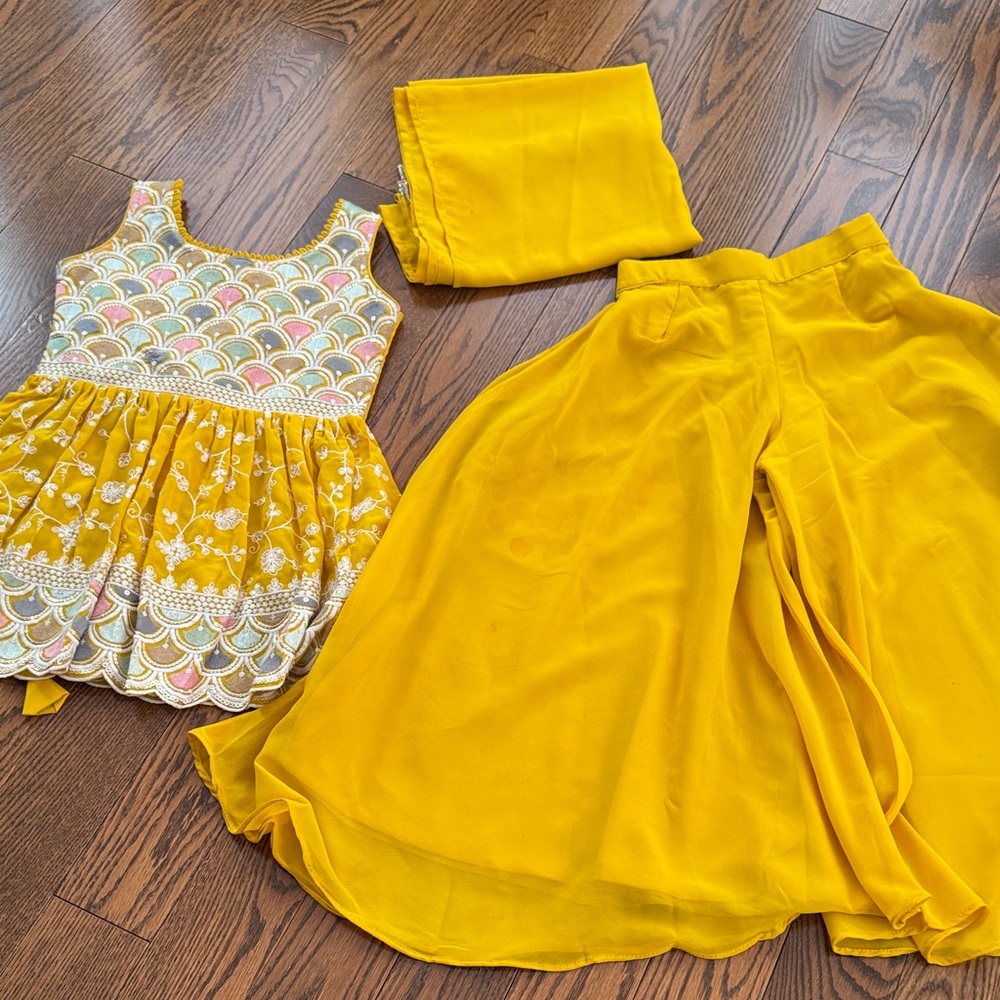 Yellow Shara suit